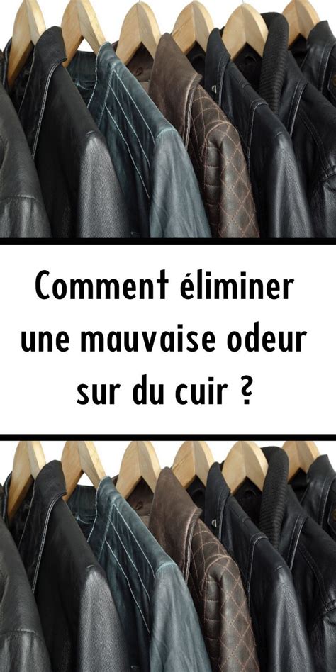enlever odeur vetement faux vuir